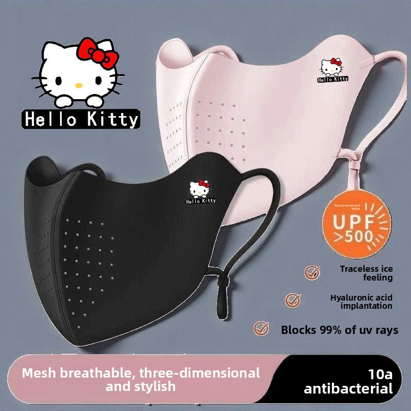 Cloth Face Mask Washable - Masque facial imprimé Hello Kitty pour