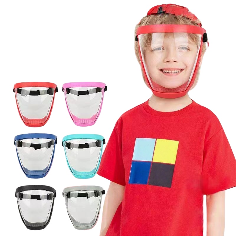 Kids Face Mask - Masque transparent intégral pour enfants, anti-poussière