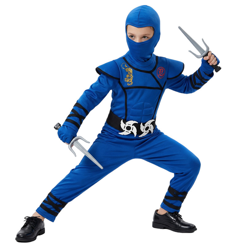 Costume de Ninja noir et bleu  - Black Face Mask Pack avis et prix
