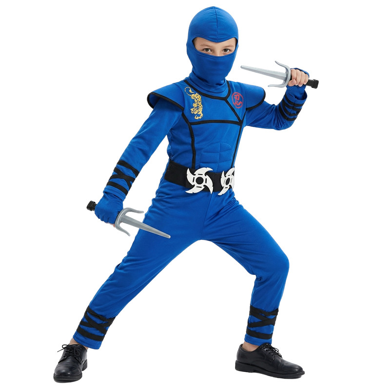 Costume de Ninja noir et bleu  - Black Face Mask Pack avis et prix